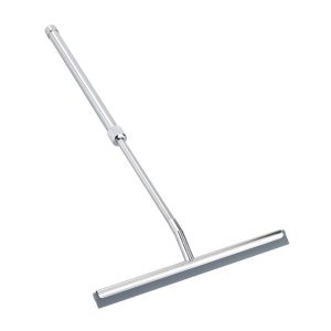 China Extension Long Handle Stainless Steel Glass Squeegee with Ajustable Knob on sale