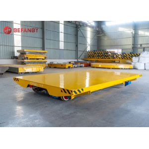 SGS Q235 Material Handling 1000T Motorized Rail Cart