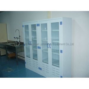 Anticorrosive Laboratory Storage Cabinets With Glass Doors Multipurpose