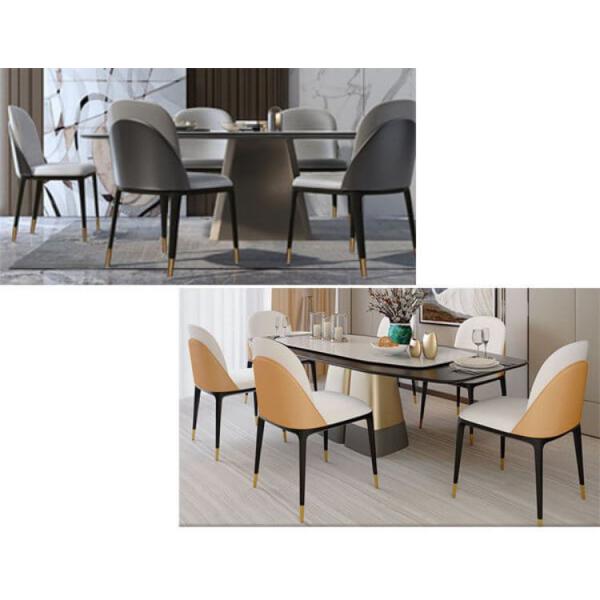 Restaurant Furniture Modern Wood Dining Chair with Nordic Design and Upholstered Seat