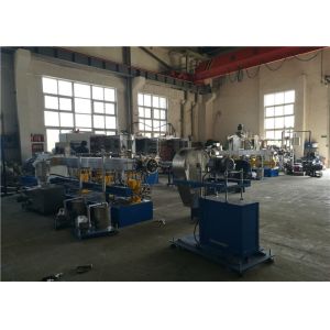 Energy Efficiency Wood Plastic Composite Extrusion Machine One Year Warranty