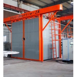 Customized Shuttle Rotomolding Machine For Septic Tanks Military Boxes Rain