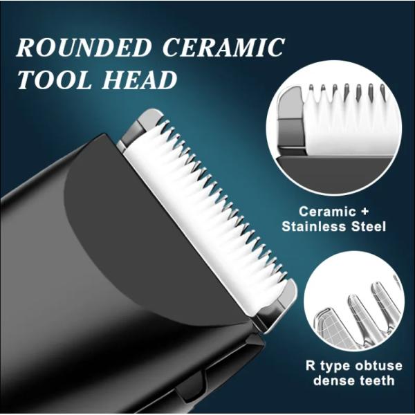 20*10*6.2cm 4 In 1 USB Rechargeable Electric Pet Grooming Kit for Dog Cat Hair Trimmer