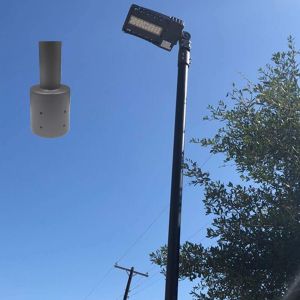 3" Slipfitter Pole Adapter 1000LED Round Pole Tenon Adapter