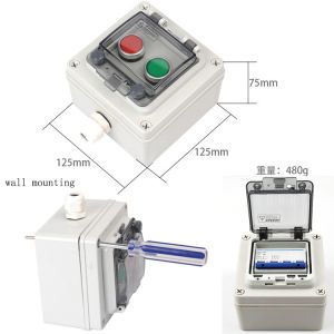Wall Electric Enclosure Plastic Switch Circuit breaker Box IP67 Waterproof