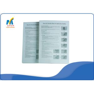 HN150 Light Colors Inkjet Heat Transfer Paper For White T Shirt / Cotton Fabrics Press