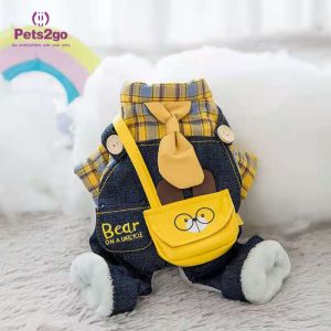 500g Four Legged Corduroy Pets Wearing Clothes