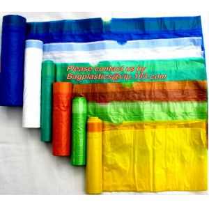 Garbage Bags Wastebasket Bin Liners New Design Easy To Tear Extra Durable Plastic Trash Bags For Bathroom Bedroom Office