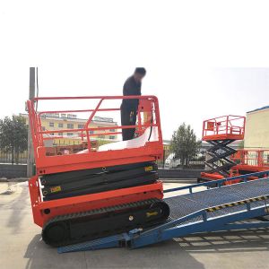 8m 10m 12m Self Propelled Electric Crawler Scissor Lift Platform