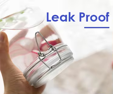 Popular Wholesale 100ml 180ml 280ml Food Grade Round Honey Glass Jar With Clip Cover