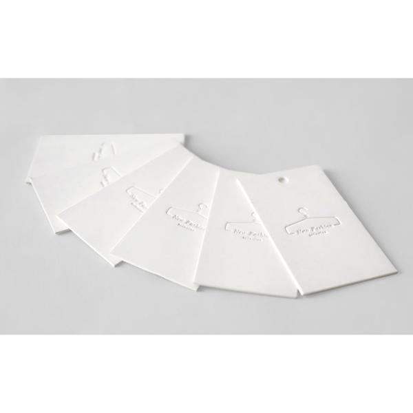 Garment T Shirt Whiteboard Personalized Hang Tag Bronze Printing