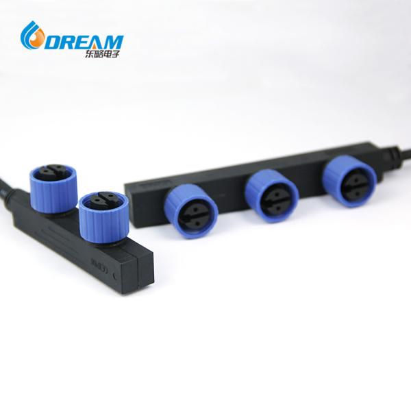 M15 F Type Cable Conneector Set Parallel IP68 Waterproof Male Female 2/3Core Lighting Accessories