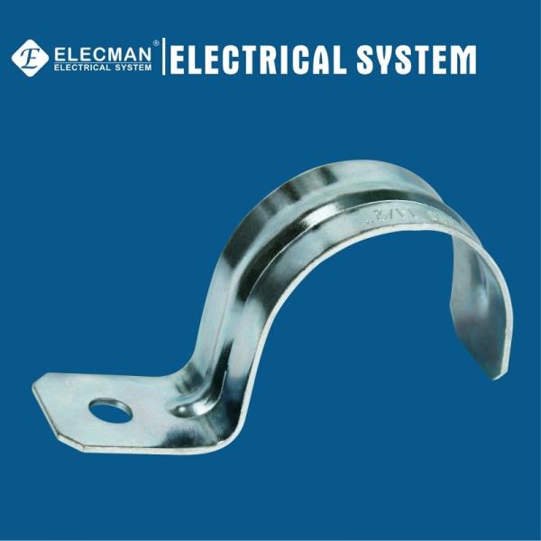 Buy Galvanized Steel IMC Rigid Strap One Hole Type 1-1/2" Conduit Strap at wholesale prices