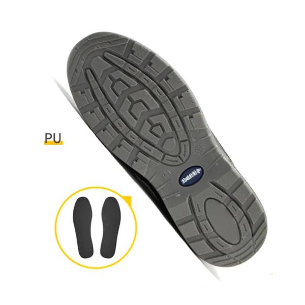 Blue Sport Fashion Safety Shoes Waterproof Orthopedic Steel Toe Work Shoes