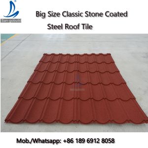 50-Years Warranty Classical Multi-Step Decras Stone Coated Roof Tiles Prices,