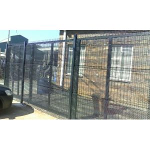 Quality Powder Spray 4mm wire diameter ClearVu 358 mesh fence for sale