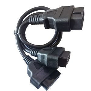 Y Splitter Obd2 Scanner Extension Cable , Recorder Devices Obdii Diagnostic