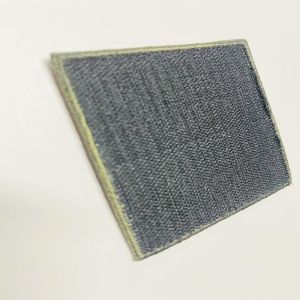 Glossy or Matte Finish Garment Patches Rectangular Customized Logo Durable