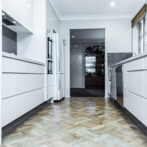 White Acrylic Kitchen Cabinet High Gloss Modern