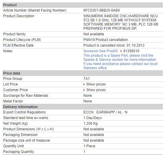 6FC5357-0BB25-0AB0 6FC5 357-0BB25-0AB0 Siemens Touch Screen