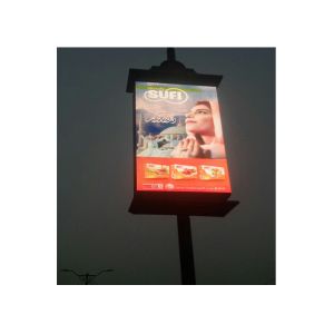 Smart Lamp Pole Wifi 4G SMD3535 P6 LED Advertising Billboard