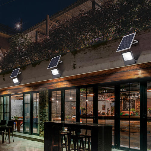 Security Spot Led Solar Flood Lights Landscape 50w Ip65 Playgrounds Courtyards