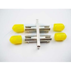 ST-ST Multimode Yellow Fiber Optic Adapter For Local Area Networks
