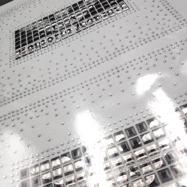 United Nations Logo Rhinestone Applique Patches Eco Friendly Customized Size