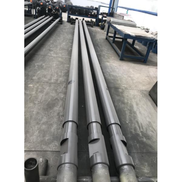 Buy 4" Threaded Steel DTH Drilling Tools Length R3 13.5 Meters With Wrench Flat at wholesale prices