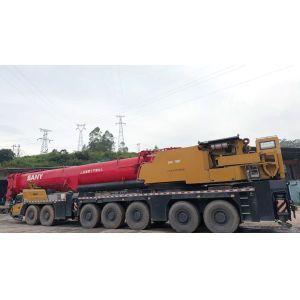 2022 Sany Used Crane SAC6500 Main Boom: 90 meters Jib: 42 meters Counterweight: