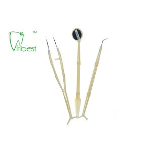 3 In 1 Disposable Dental Kit Probe Mirror Tweezer