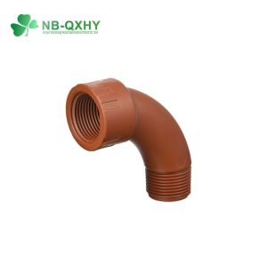 Brown Red Pn16 Pph Thread Fittings Pipe Elbow Bridge Elbow in with Welding