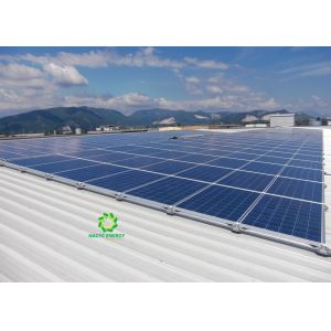 Simplified Home Anodized Aluminum Solar Rooftop Structure