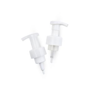 Clear White Foaming Soap Pumps Lightweight 40/410 Secure Clip