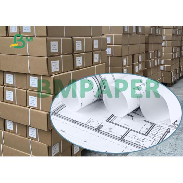 92 Bright White CAD Paper 20LB Inkjet Bond Roll 36''x 500' With 3'' Core 92 Bright White CAD Paper 20LB Inkjet Bond Roll 36''x 500' With 3'' Core
