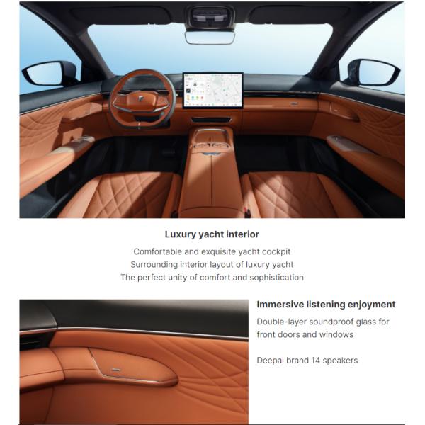 Changan Deep Blue Shenlan s7 Left-Steering Energy EV Car with Ternary Lithium Battery