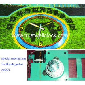 garden clock mechanism,garden clocks,garden clock drive motor,4m diameter