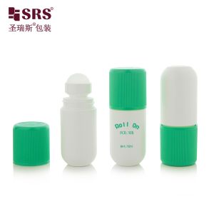 RPPA1-50ML Round Bottom PP Solid Color With Colorful Cap Customized No Leakage