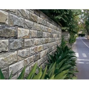 China Beige 3D Outdoor Stone Tiles 200x400mm Grade AAA Clay on sale