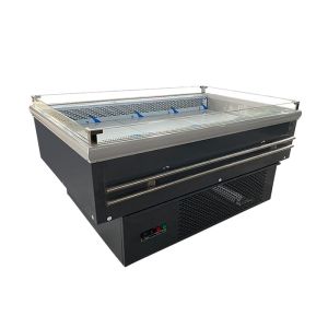 Commercial Chest Freezer Cooler Half Height Double Sides Fruit And Vegetable