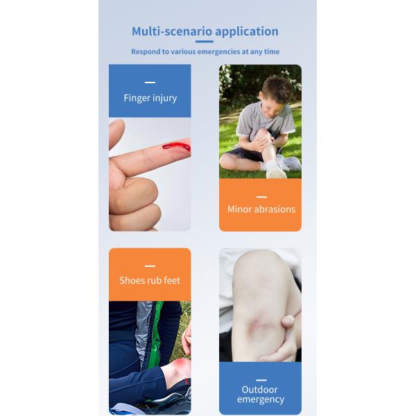 High Quality 72*25mm Customizable Medical Band-Aid Adhesive Bandage OEM Factory Wholesale