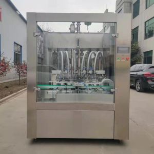 cooking oil filling machine, thick sauce filling machine, high viscosity liquid