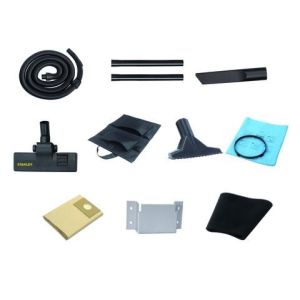 Silver Industrial Vacuum Cleaners 13L 4HP Hang Up Stainless Steel Stanley