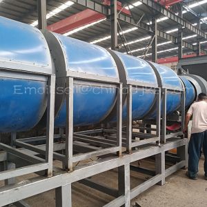 Quality 800*8000 Rotary Drum Dryer Electric Heating Customized for sale