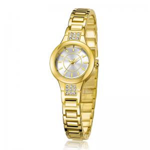 Quality 3ATM Waterproof Ladies Quartz Watch OEM Minimalist Gold Watch for sale