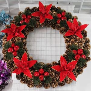 Quality 60CM Decorated Christmas Wreaths for sale