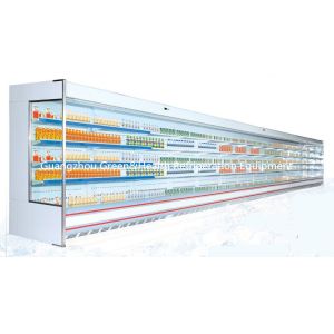 Quality Blue 5 Tired Multideck Refrigerated Display Pansonic With Low Front for sale
