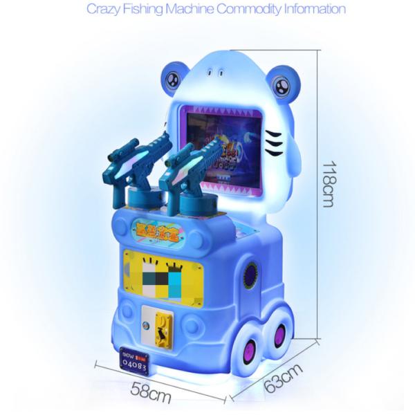 Dreamland Coin Operated Children Press Button Machine Shark Baby Kids Game Machine