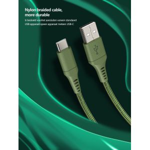 1m Length Data USB Cable Braided Tinned Copper Conductor