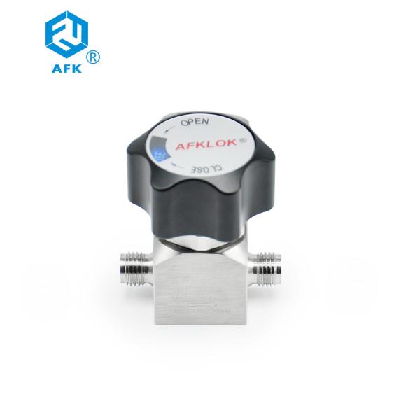 Buy Low Pressure Manual Stainless Steel Diaphragm Valve 1/4in 150psi For Nitrogen Oxygen Helium at wholesale prices